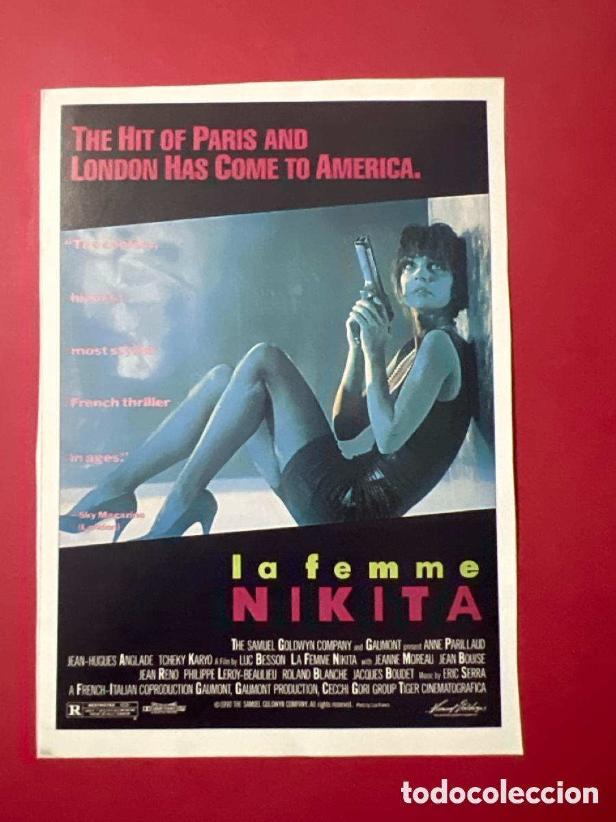 Cine: W130. CARTEL- MAN&Iacute;A - LUC BESSON - NIKITA: DURA DE MATAR