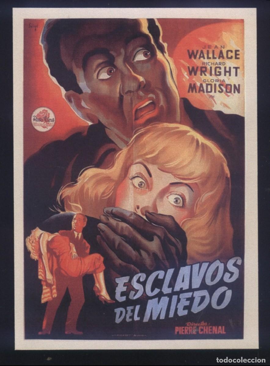 Cine: Q-00506- ESCLAVOS DEL MIEDO (Native Son) (SOLIG&Oacute;) COPIA CON FORMATO FOLLETO MANO