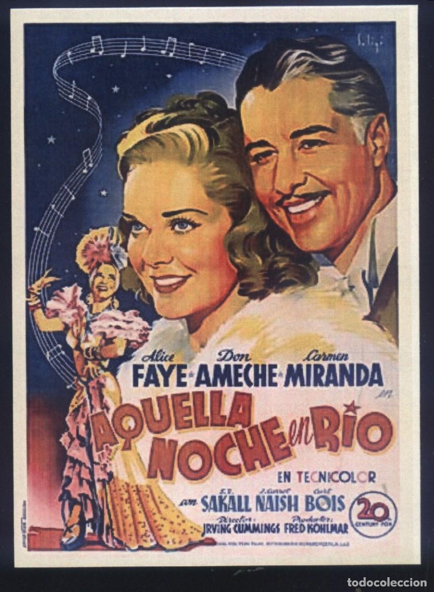 Cinema: Q-07574- AQUELLA NOCHE EN RIO (That Night in Rio) (SOLIG&Oacute;) COPIA CON FORMATO FOLLETO MANO
