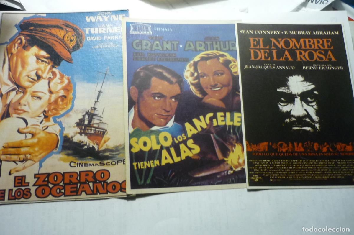 Cinema: lote reproducciones cine cartulina