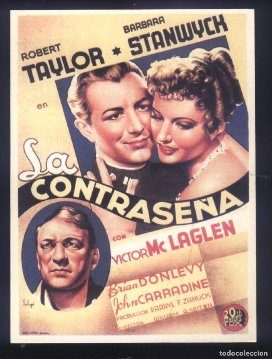Cine: Q-02286- LA CONTRASE&Ntilde;A (This Is My Affair) (SOLIG&Oacute;) ROBERT TAYLOR