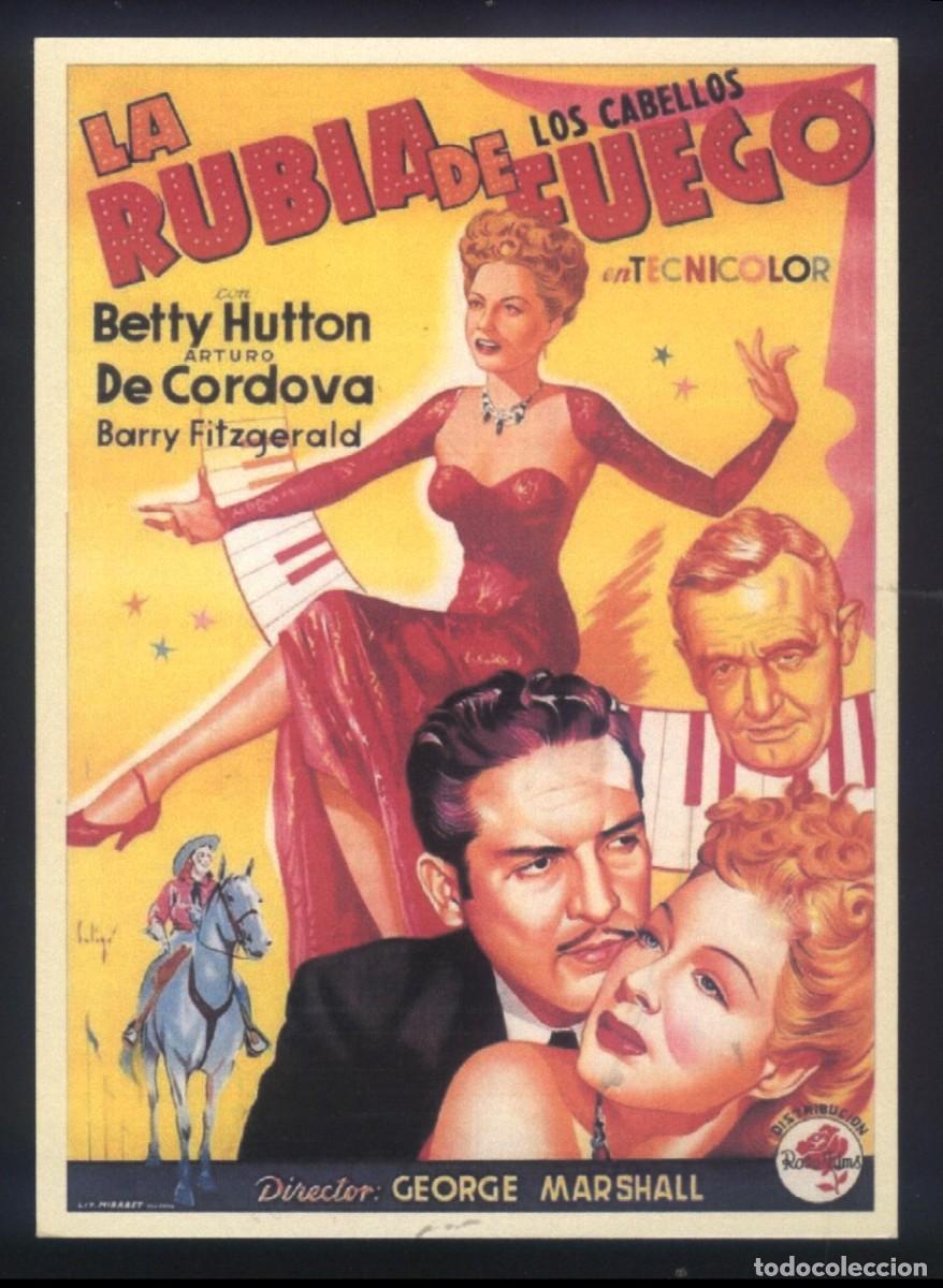 Cine: Q-02076- LA RUBIA DE LOS CABELLOS DE FUEGO (Incendiary Blonde) (SOLIG&Oacute;) BETTY HUTTON