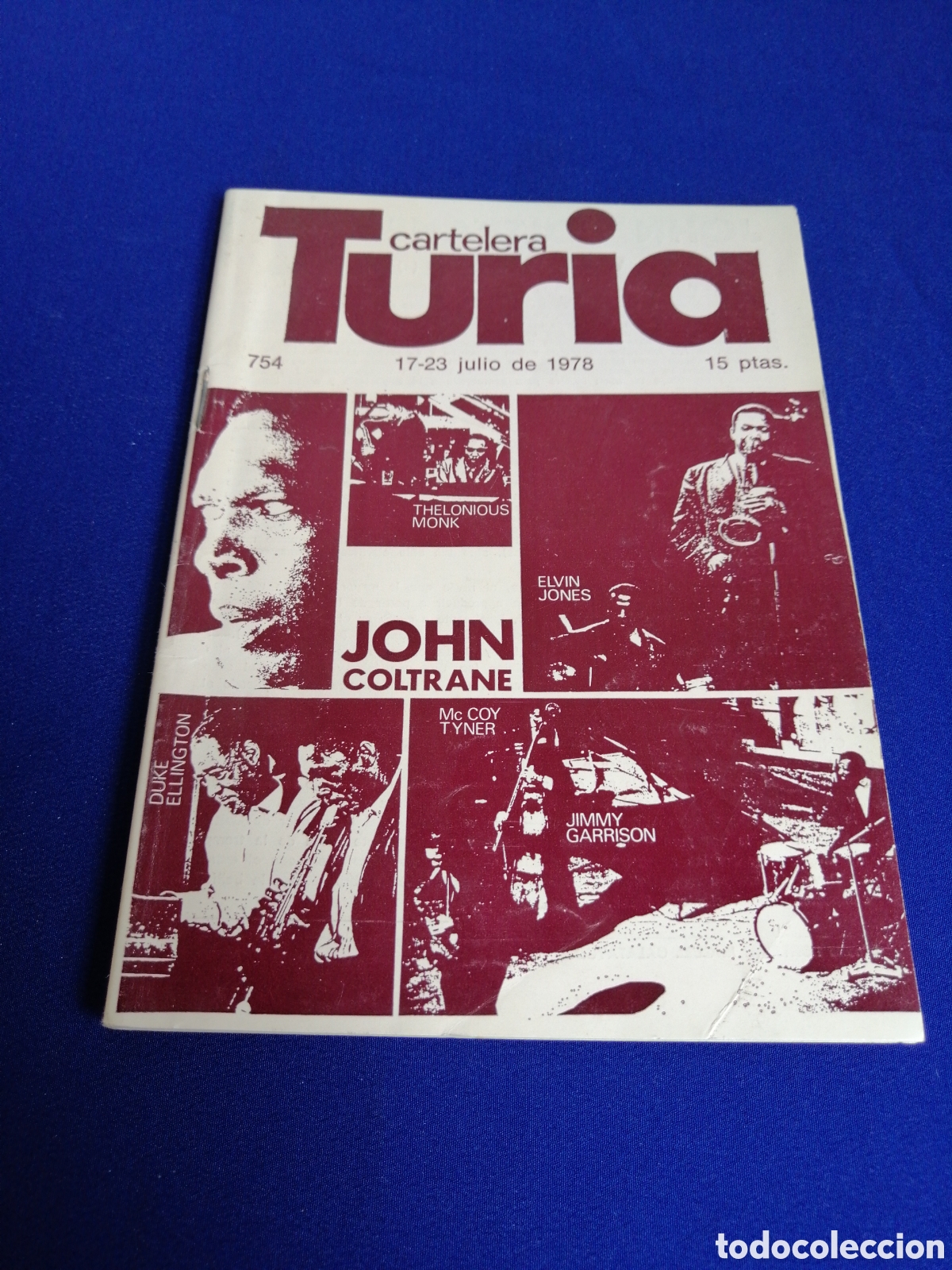 Cine: CARTELERA TURIA N&Uacute;MERO 754 -PORTADA JOHN COLTRANE