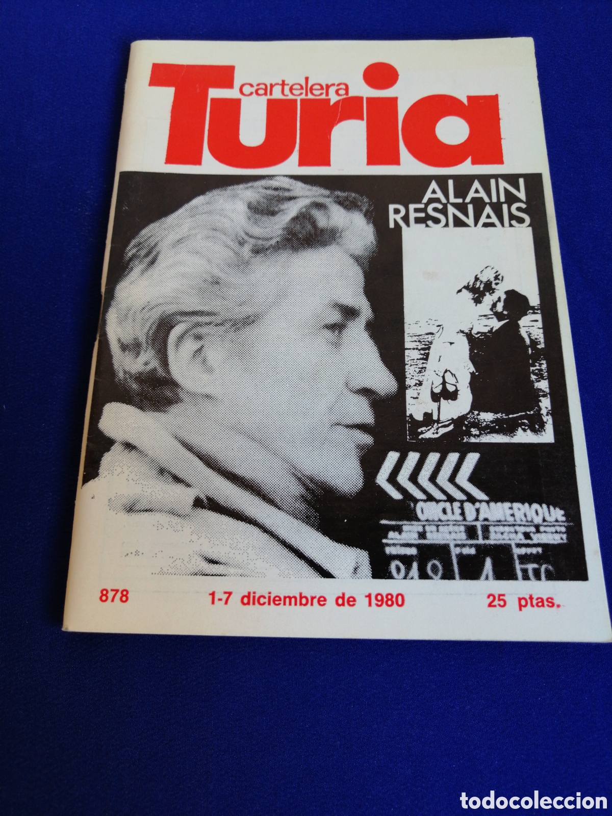 Cine: CARTELERA TURIA N&Uacute;MERO 878 COLABORACION GR&Aacute;FICAS MIGUEL CALATAYUD /VICTOR M. LA HUERTA A&Ntilde;O 1980