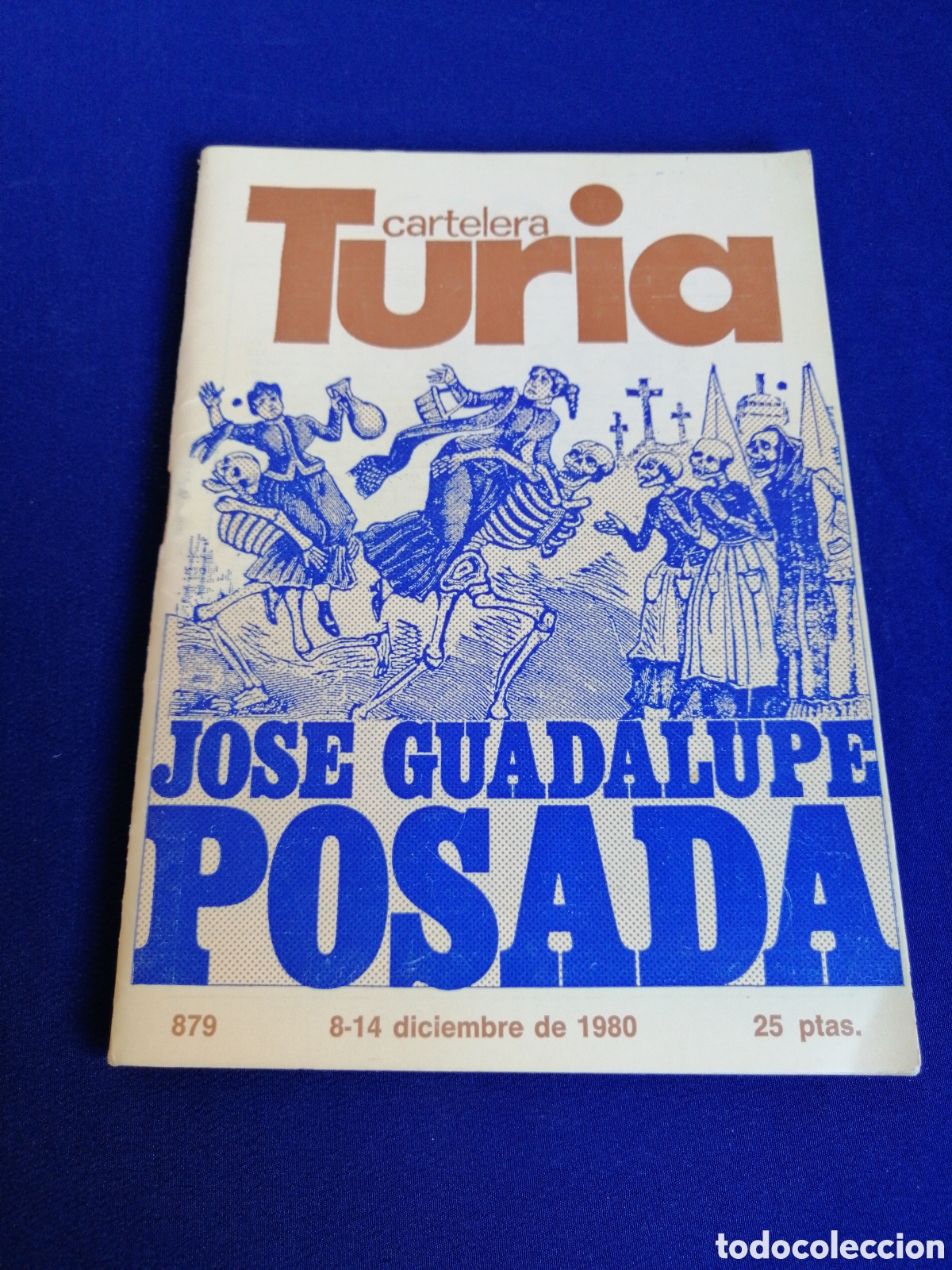 Cine: CARTELERA TURIA N&Uacute;MERO 879 COLABORACION GR&Aacute;FICAS MIGUEL CALATAYUD /VICTOR M. LA HUERTA A&Ntilde;O 1980