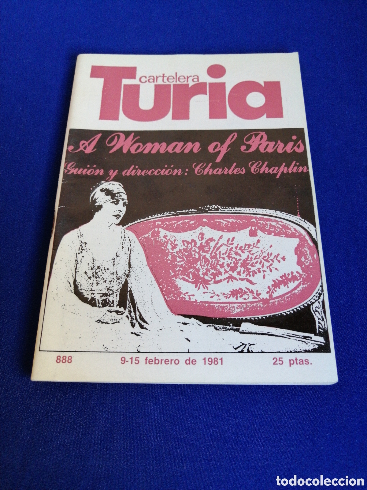 Cine: CARTELERA TURIA N&Uacute;MERO 888 COLABORACION GR&Aacute;FICA MIGUEL CALATAYUD /VICTOR M. LA HUERTA A&Ntilde;O 1981