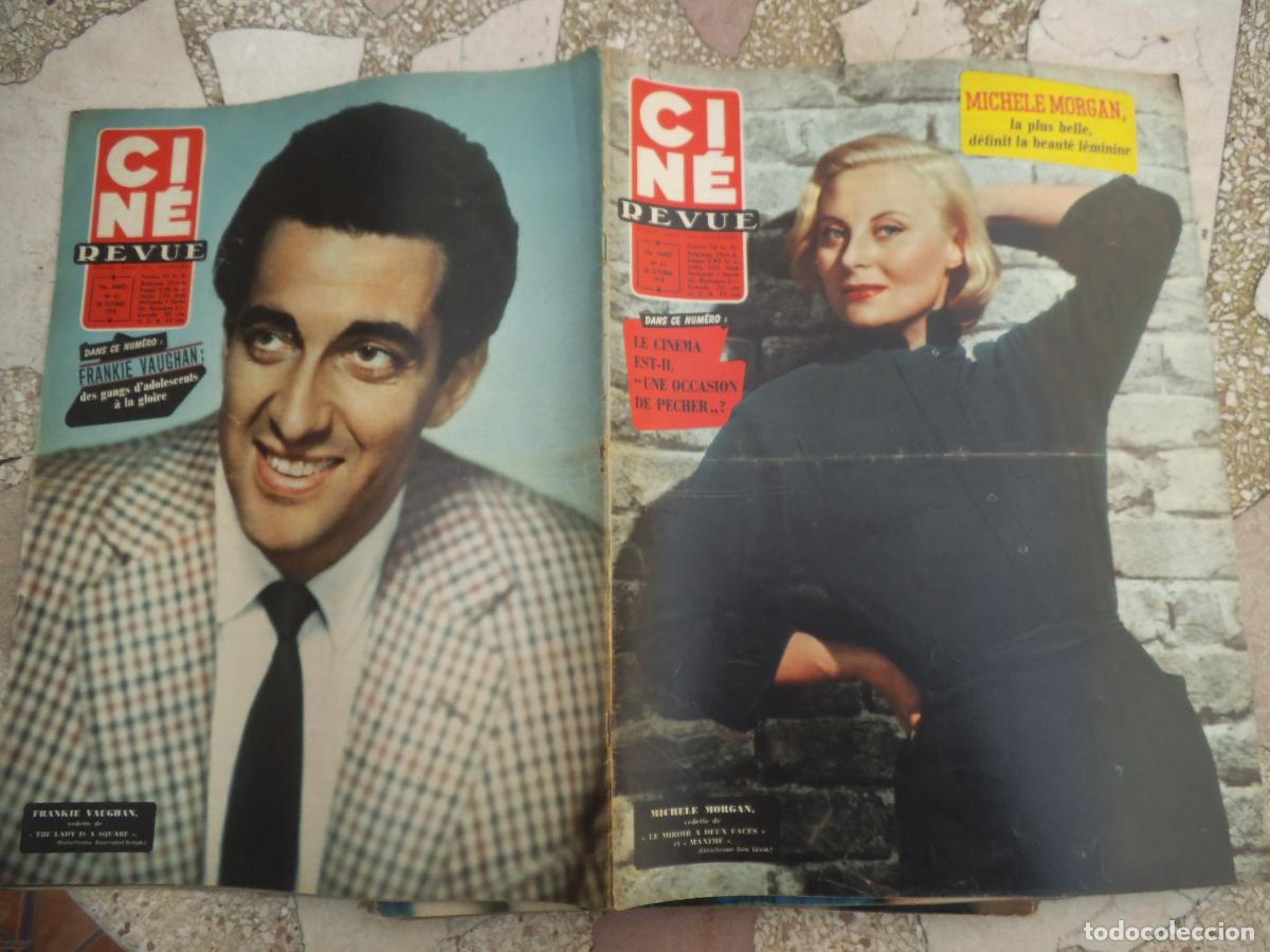 Cine: cine revue n&ordm; 41, 1958, portada michele morgan, frankie vaughan