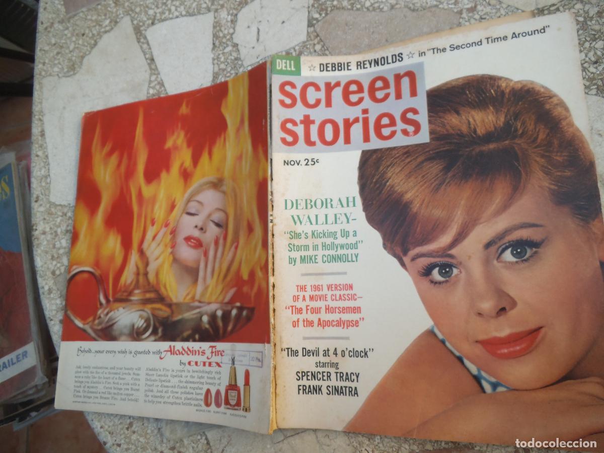 Cine: revista de cine u.s.a,screen stoties, n&ordm; 11 vol-50, 1961, deborah walley, spencer tracy, frank sinat