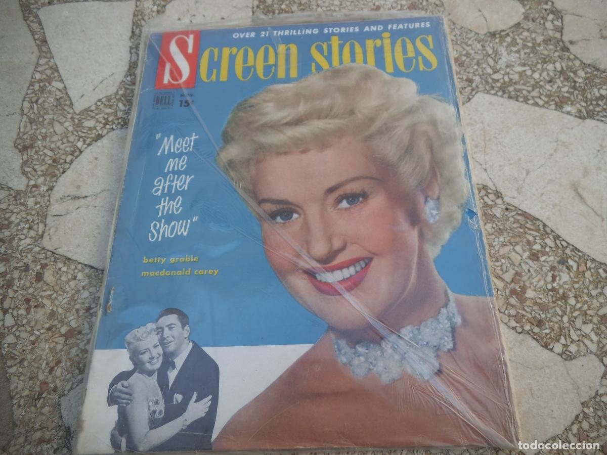 Cine: revista de cine u.s.a, screen stories, vol-46,n&ordm; 5, 1951, betty grable y macdonald carey