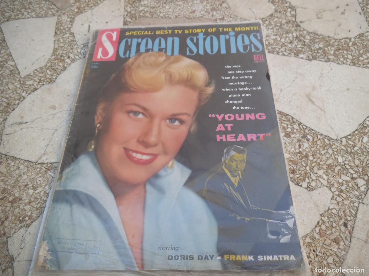 Cine: revista de cine u.s.a, screen stories, vol-53,n&ordm; 1, 1955, doris day- frank sinatra