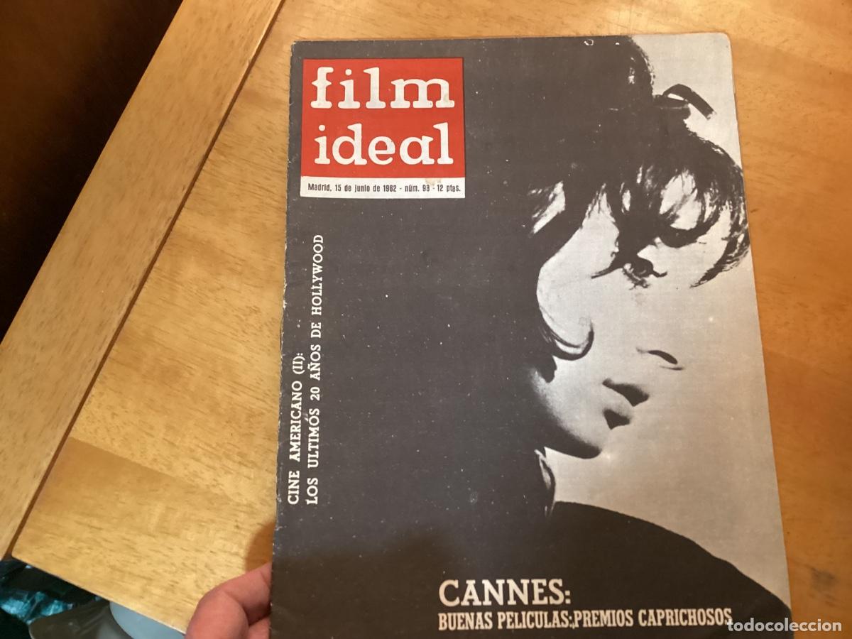Cine: REVISTA FILM IDEAL N&ordm; 98 15 DE JUNIO 1962 CINE AMERICANO II CANNES EL ECLIPSE
