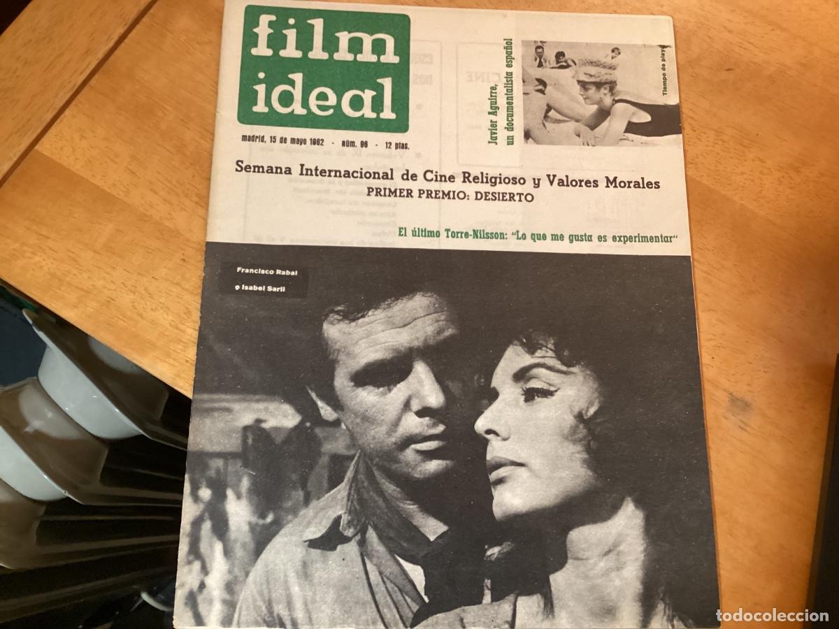 Cine: FILM IDEAL N&ordm; 96 MAYO DE 1962 TORRE NILSSON JAVIER AGUIRRE DOCUMENTALISTA