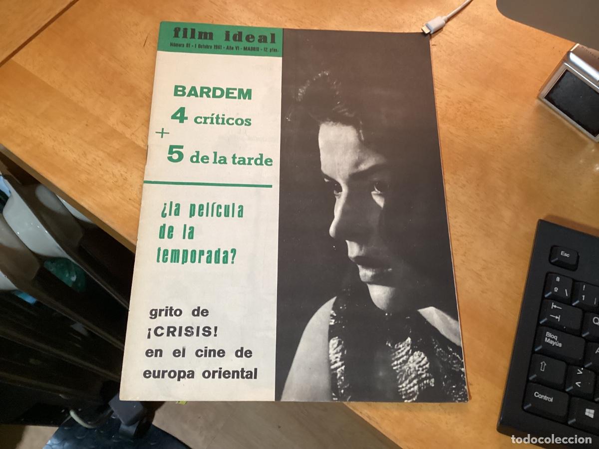 Cine: FILM IDEAL.REVISTA DE CINE. 1961 n&ordm; 81 Cubierta Silvana Mangano Bardem ANTONIONI Y FELLINI ZINNEMANN