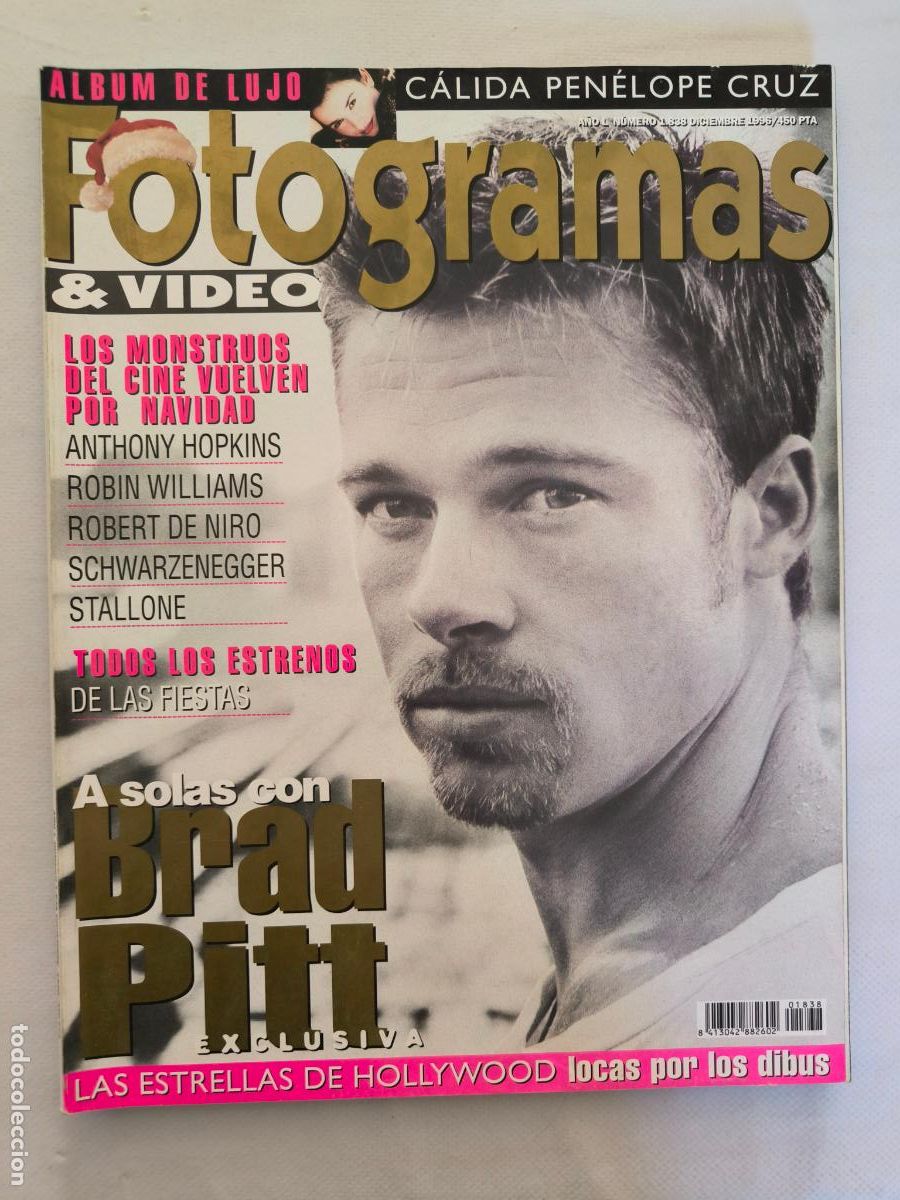 Cine: FOTOGRAMAS A&Ntilde;O L N&ordm; 1838 - DICIEMBRE 1996 - BRAD PITT (047A)