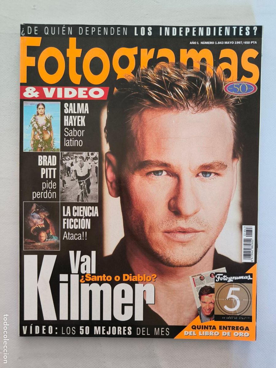 Cine: FOTOGRAMAS A&Ntilde;O L N&ordm; 1843 - MAYO 1997 - VAL KILMER (047A)