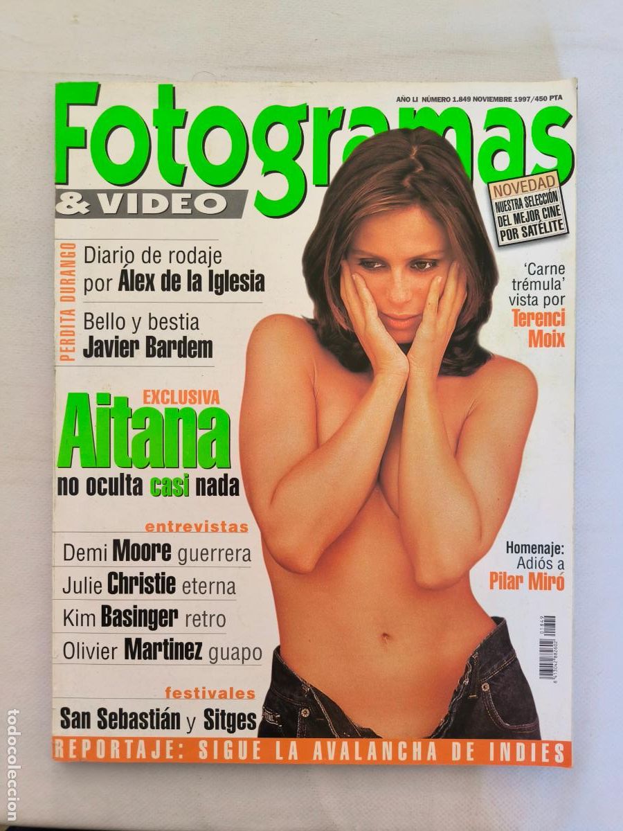 Cine: FOTOGRAMAS A&Ntilde;O LI N&ordm; 1849 - NOVIEMBRE 1997 - AITANA (047A)