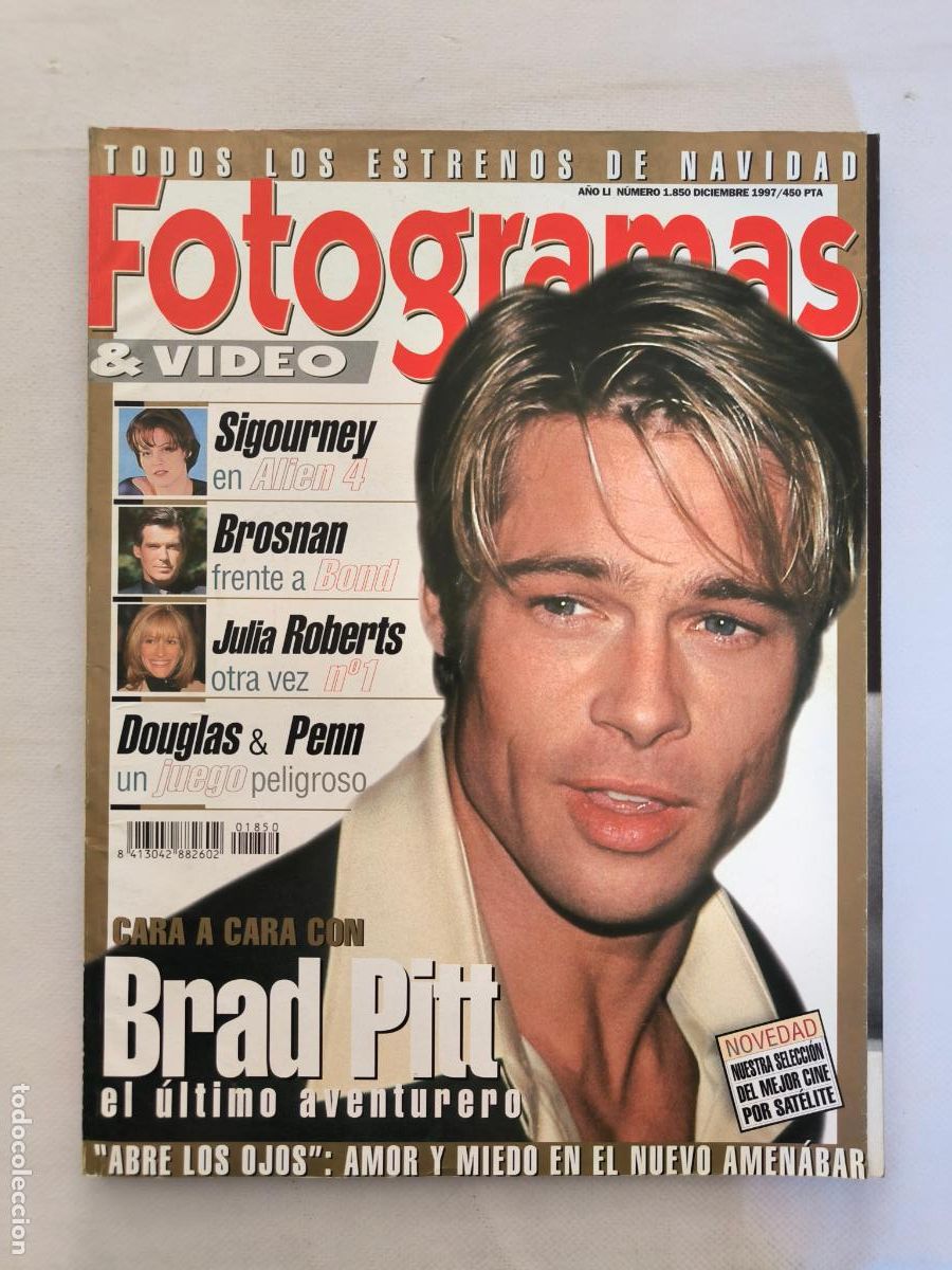 Cine: FOTOGRAMAS A&Ntilde;O LI N&ordm; 1850 - DICIEMBRE 1997 - BRAD PITT (194)