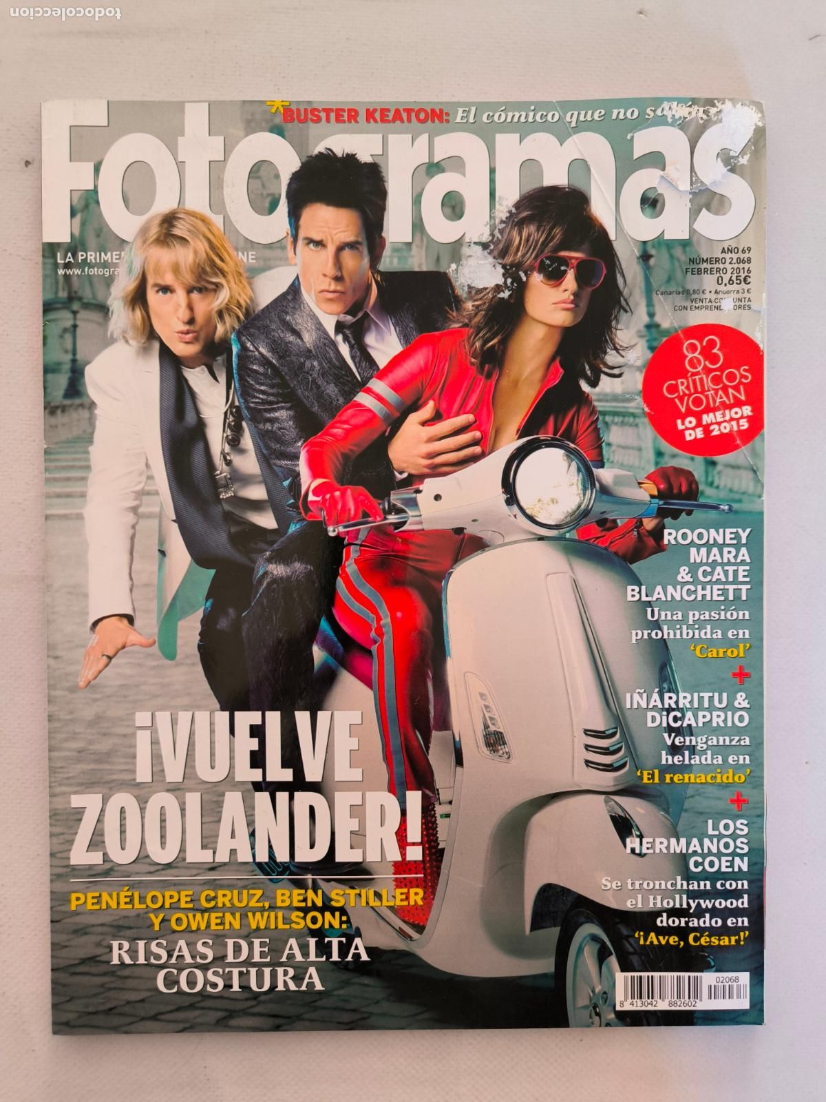 Cine: FOTOGRAMAS N&ordm; 2068 - A&Ntilde;O 69 - FEBRERO 2016 - ZOOLANDER (194)