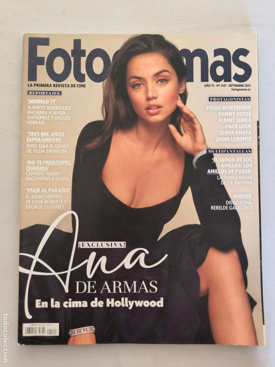 Cine: FOTOGRAMAS N&ordm; 2147 - A&Ntilde;O 75 - SEPTIEMBRE 2022 - ANA DE ARMAS (194)