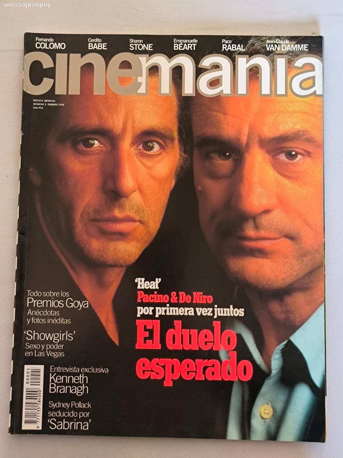 Cine: CINEMANIA N&ordm; 5 - FEBRERO 1996 - AL PACINO, ROBERT DE NIRO (195)