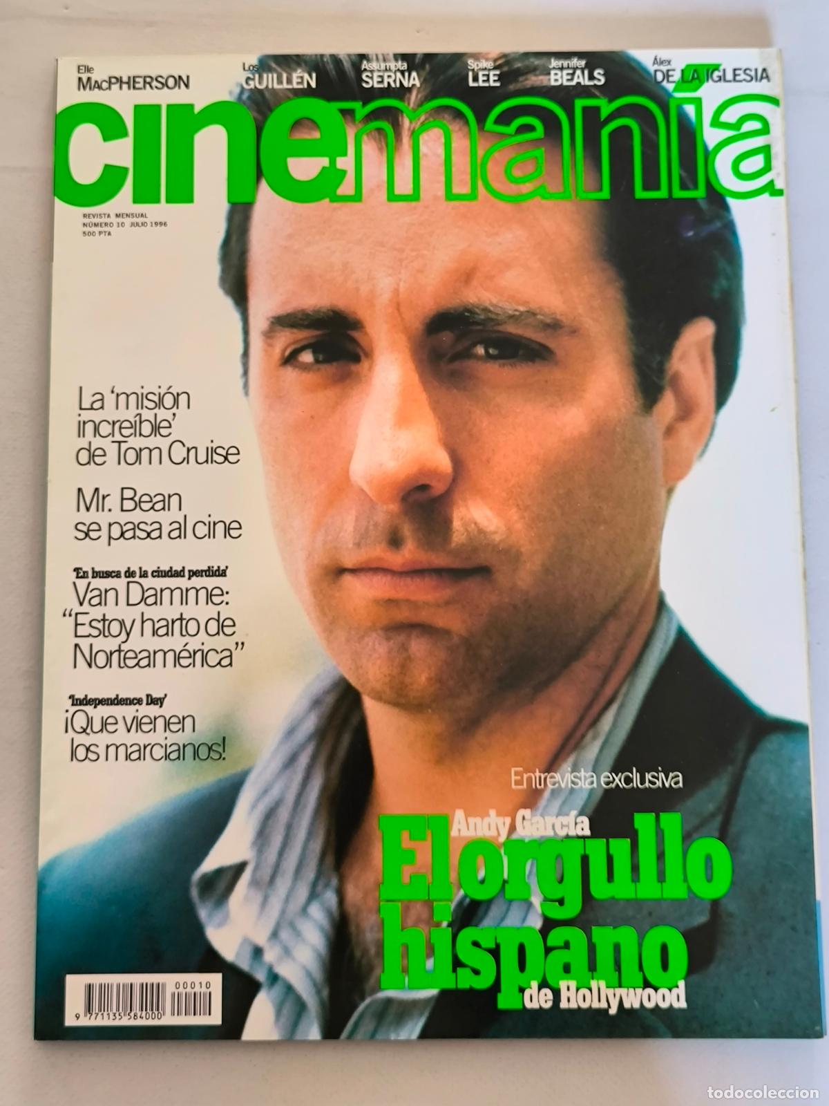 Cine: CINEMANIA N&ordm; 10 - JULIO 1996 - ANDY GARCIA (248)