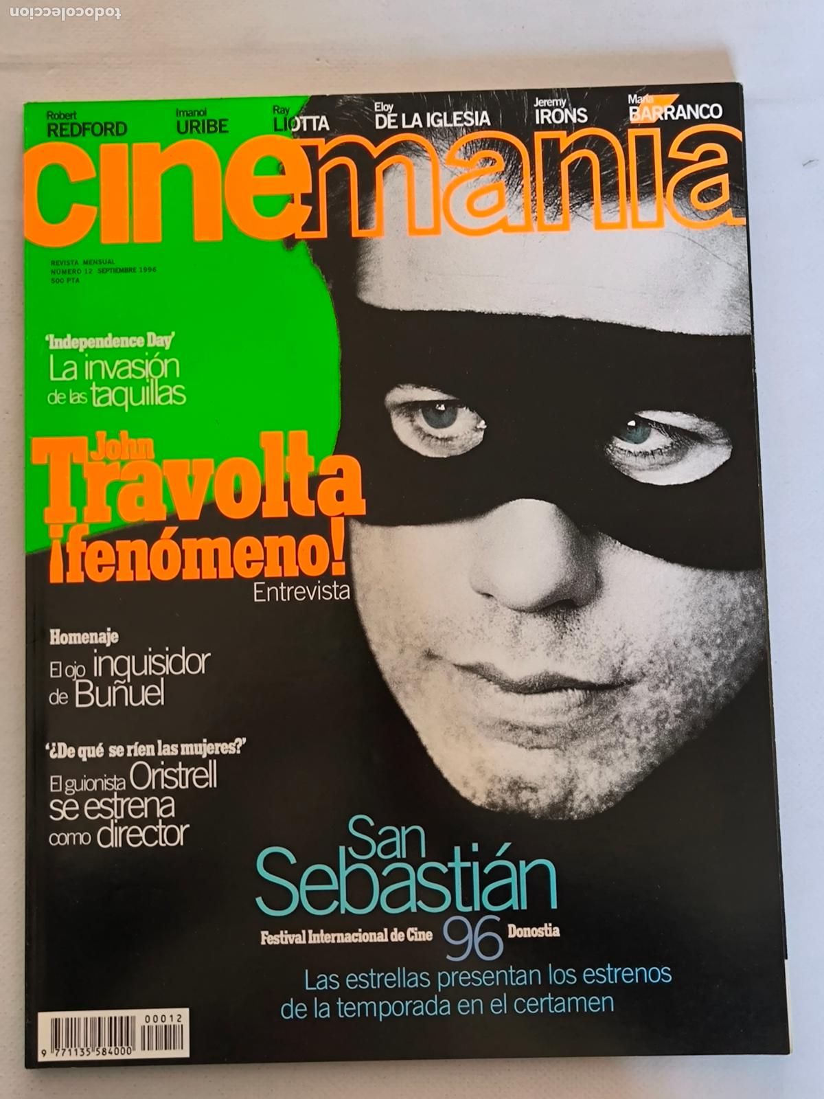 Cine: CINEMANIA N&ordm; 12 - SEPTIEMBRE 1996 - JOHN TRAVOLTA (248)