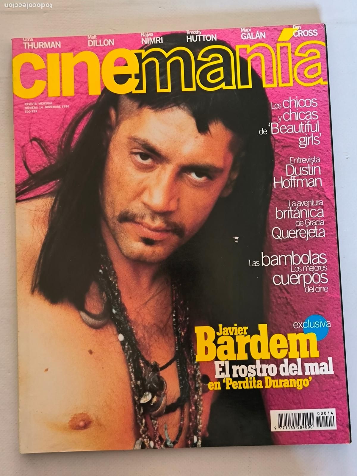 Cine: CINEMANIA N&ordm; 14 - NOVIEMBRE 1996 - JAVIER BARDEM (248)