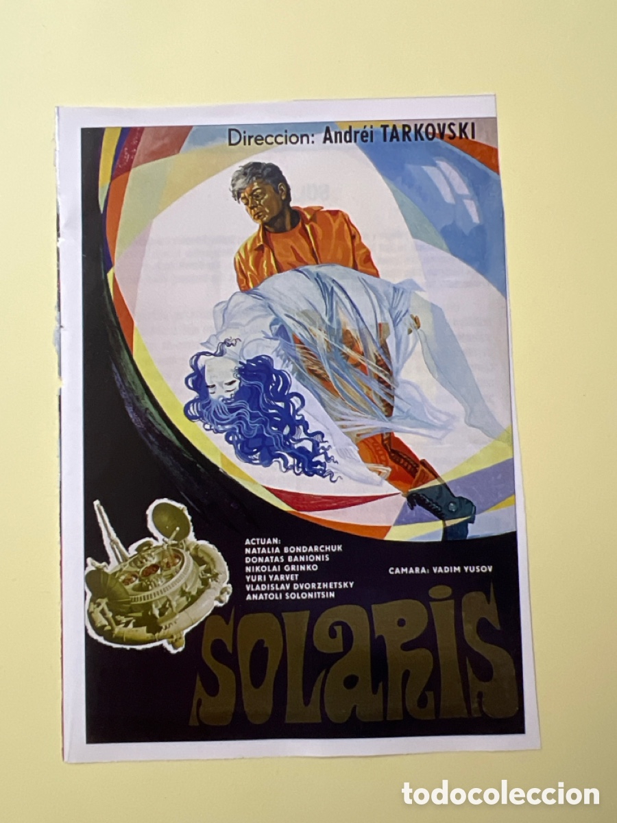 Kino: W158. CARTEL-MAN&Iacute;A NOVELAS DE CIENCIA - FICCI&Oacute;N - SOLARIS