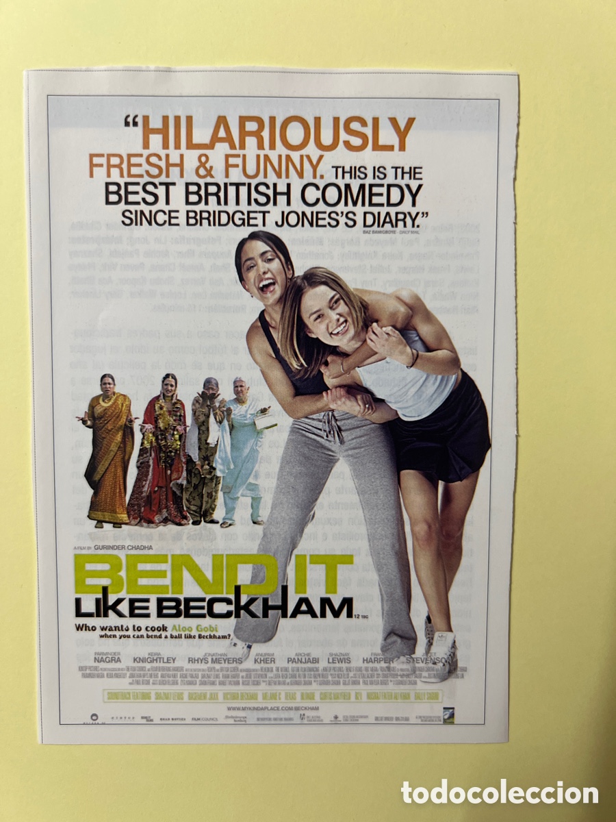 Cinema: W169. CARTEL-MAN&Iacute;A FUTBOL DE CINE - QUIERO SER COMO BECKHAM