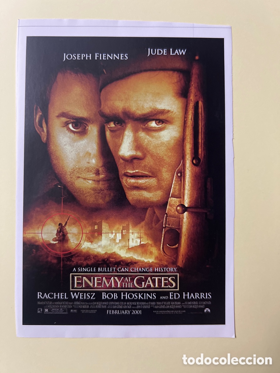 Cine: W196. CARTEL-MANIA FRANCOTIRADORES - ENEMIGO A LAS PUERTAS