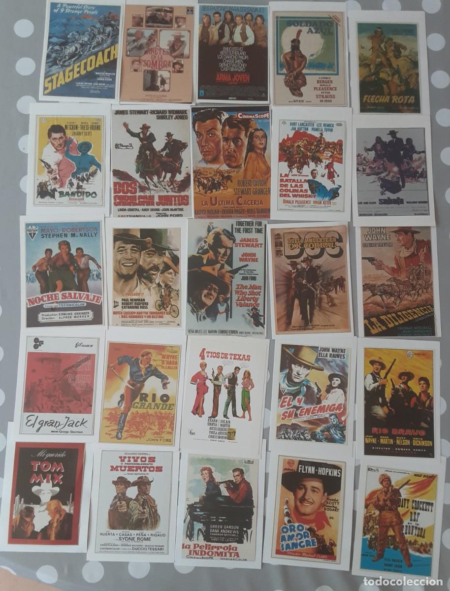 Cine: Lote de 93 recortes de prensa, programas de cine del Oeste