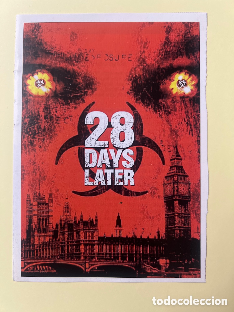 Cine: W132. CARTEL - MANIA - ZOMBIES - 28 D&Iacute;AS DESPU&Eacute;S