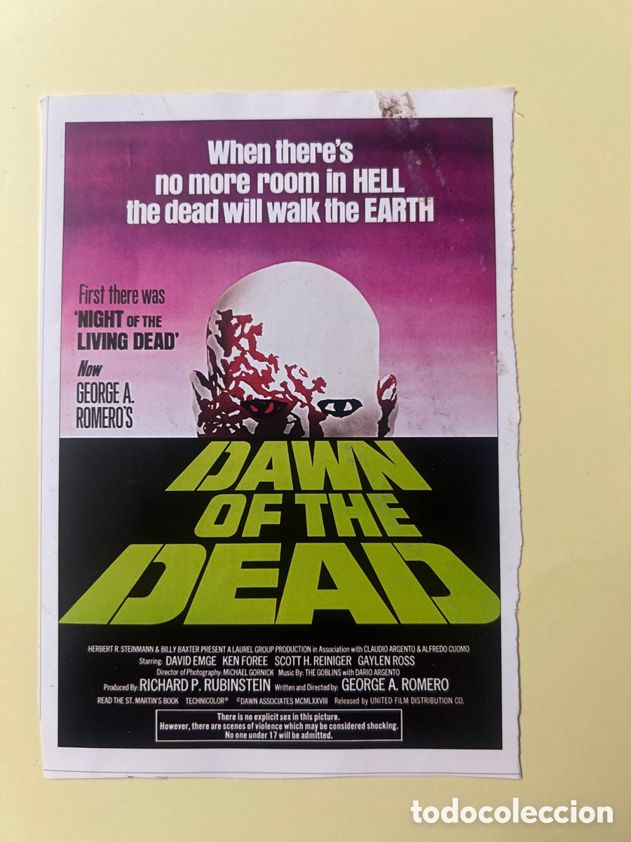 Cine: W147. CARTEL - MANIA - ZOMBIES - ZOMBI