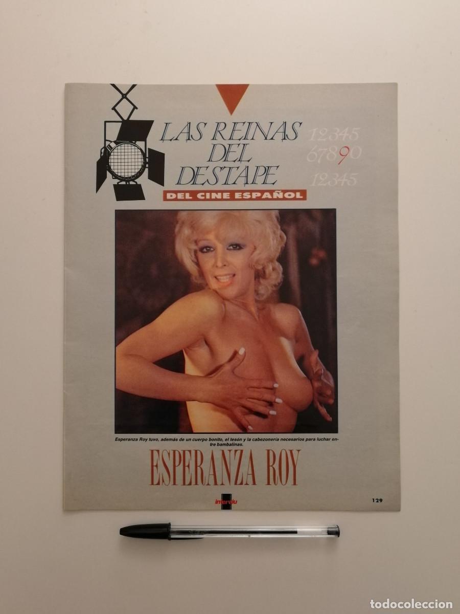 Cine: CUADERNO COLECCIONABLE -A4- LAS REINAS DEL DESTAPE DEL CINE ESPA&Ntilde;OL 9 - ESPERANZA ROY
