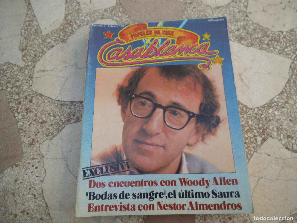 Cine: papeles de cine casablanca n&ordm; 2, 1981, woody allen, bodas de sangre, nestor almendros