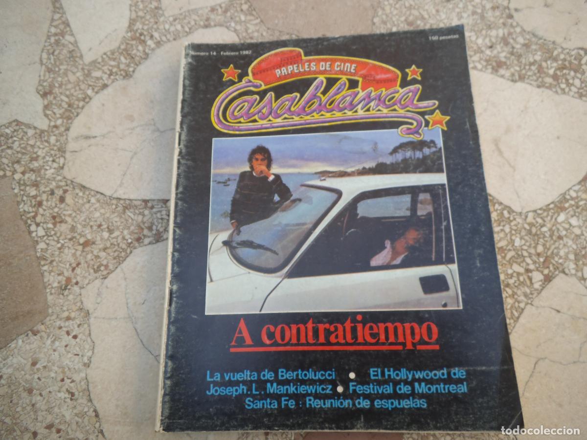 Cine: papeles de cine casablanca n&ordm; 14, 1982, a contratiempo, bertolucci, joseph.l.mankiewicz, reunion de