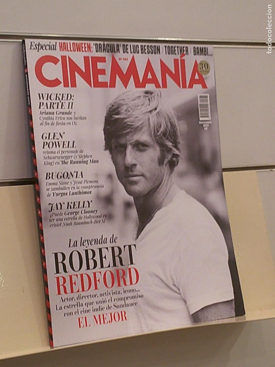 Cine: REVISTA CINEMANIA N&ordm; 362 NOVIEMBRE 2025 ROBERT REDFORD