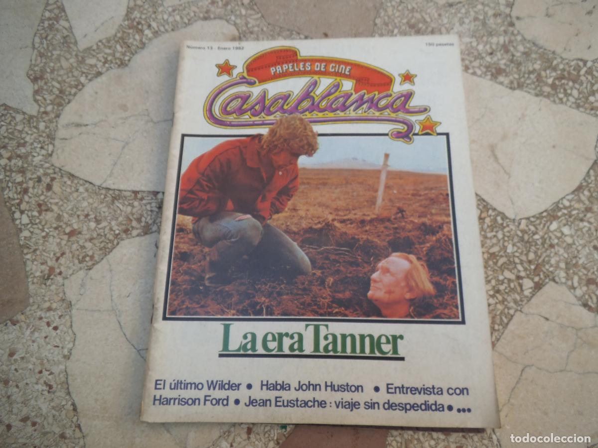 Cine: papeles de cine casablanca n&ordm; 13, 1982, la era tanner, el ultimo wilder, harrison ford, john huston