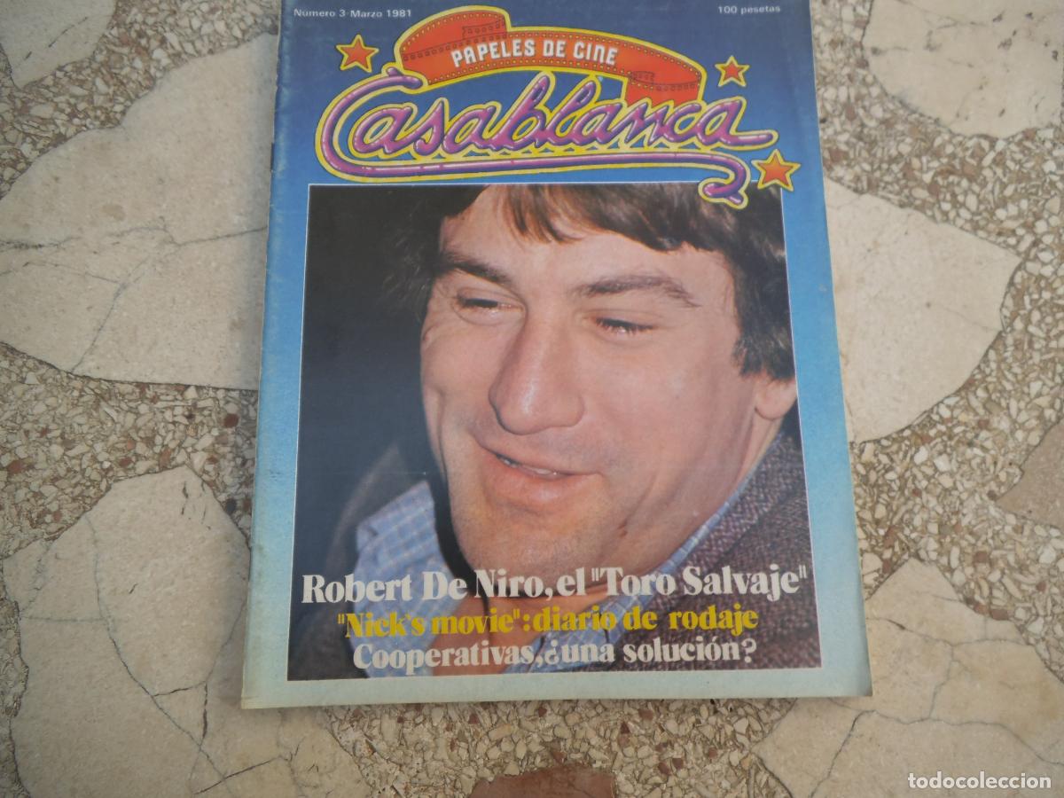 Cine: papeles de cine casablanca n&ordm; 3, 1981, robert de niro, nick's movie,diario de ridajje, cooperativas