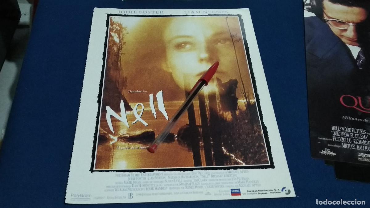 Cine: NELL / EL PODER DE LA INOCENCIA - P&Oacute;STER PELICULA CINE HOJA REVISTA RECORTE A4