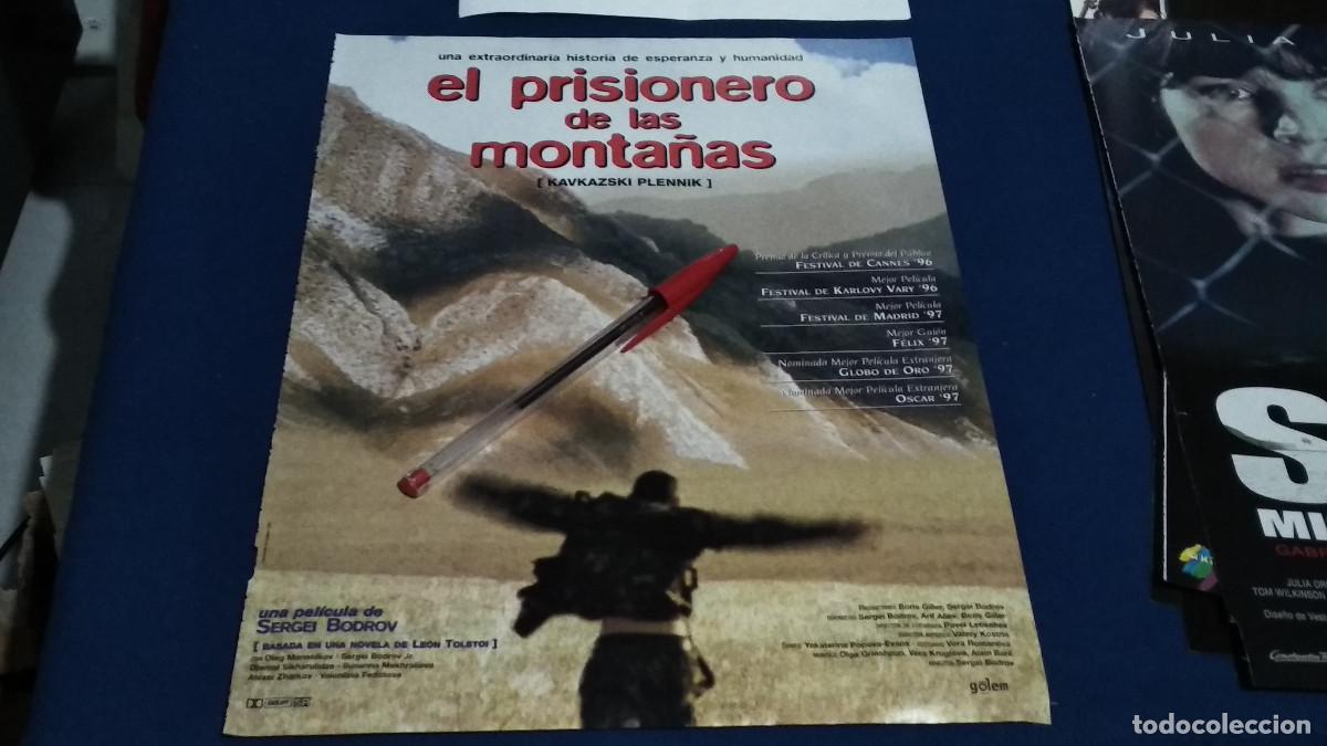 Cine: EL PRISIONERO DE LAS MONTA&Ntilde;AS - P&Oacute;STER PELICULA CINE HOJA REVISTA RECORTE A4