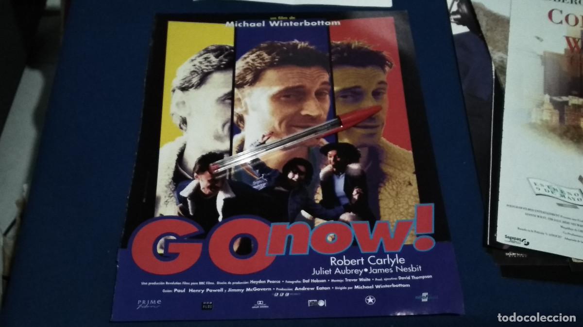 Cine: Go Now! - Robert Carlyle, Juliet Aubrey, - P&Oacute;STER PELICULA CINE HOJA REVISTA RECORTE A4