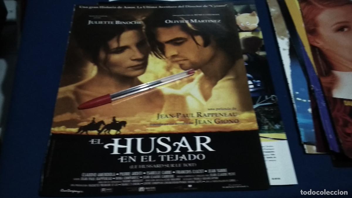 Cine: EL HUSAR EN EL TEJADO + MICHAEL JORDAN SPACE JAM / - P&Oacute;STER PELICULA CINE 2 HOJAS REVISTA RECORTE A4