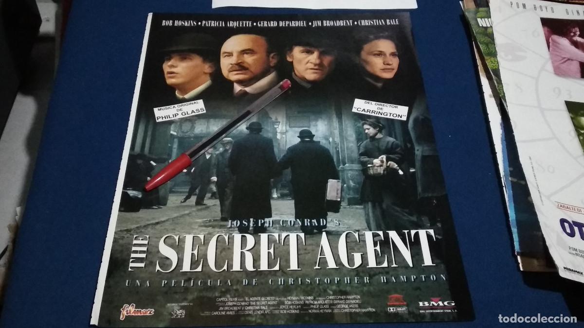 Cine: THE SECRET AGENT - DE CHRISTOPHER HAMPTON / - P&Oacute;STER PELICULA CINE 2 HOJAS REVISTA RECORTE A4