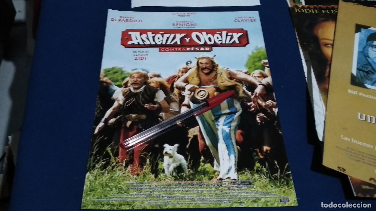 Cine: AST&Eacute;RIX Y OB&Eacute;LIX CONTRA CESAR - DE CLAUDE ZIDI / - P&Oacute;STER PELICULA CINE HOJA REVISTA RECORTE A4