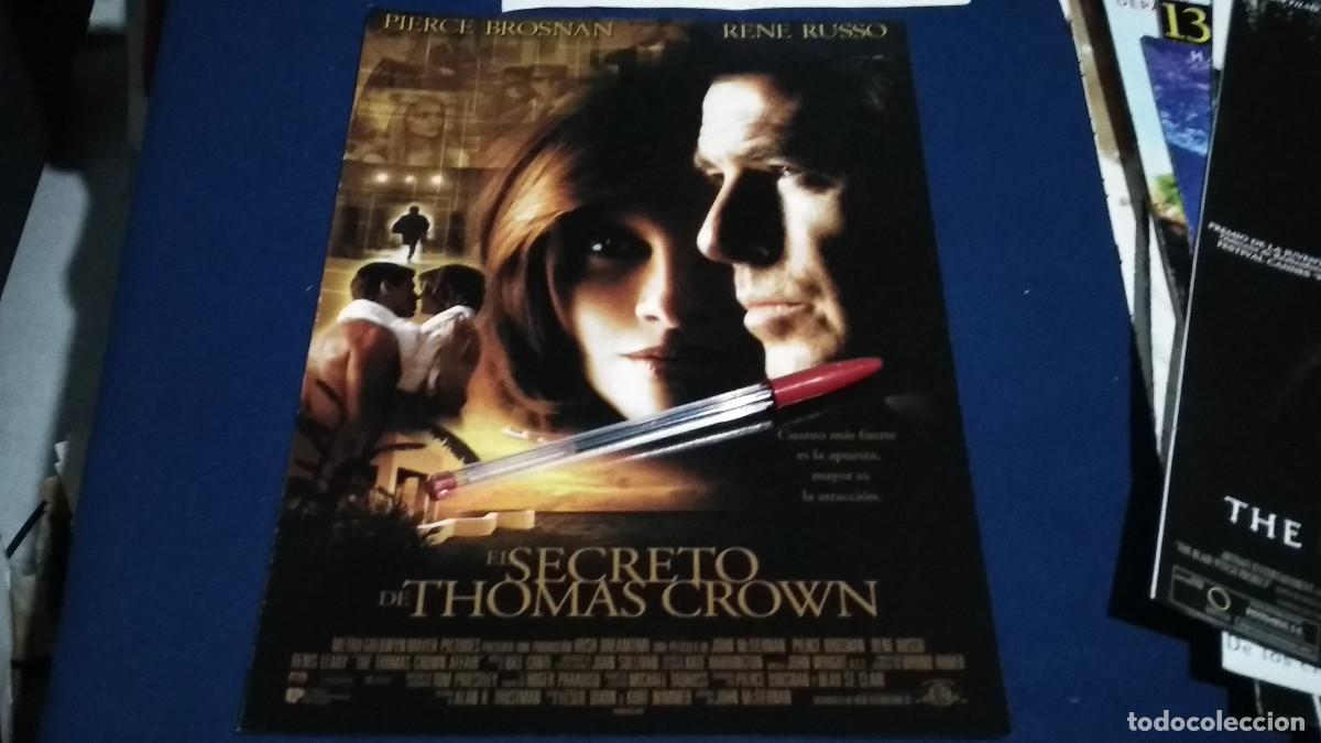 Cine: EL SECRETO DE THOMAS CROWN / - P&Oacute;STER PELICULA CINE HOJA REVISTA RECORTE A4