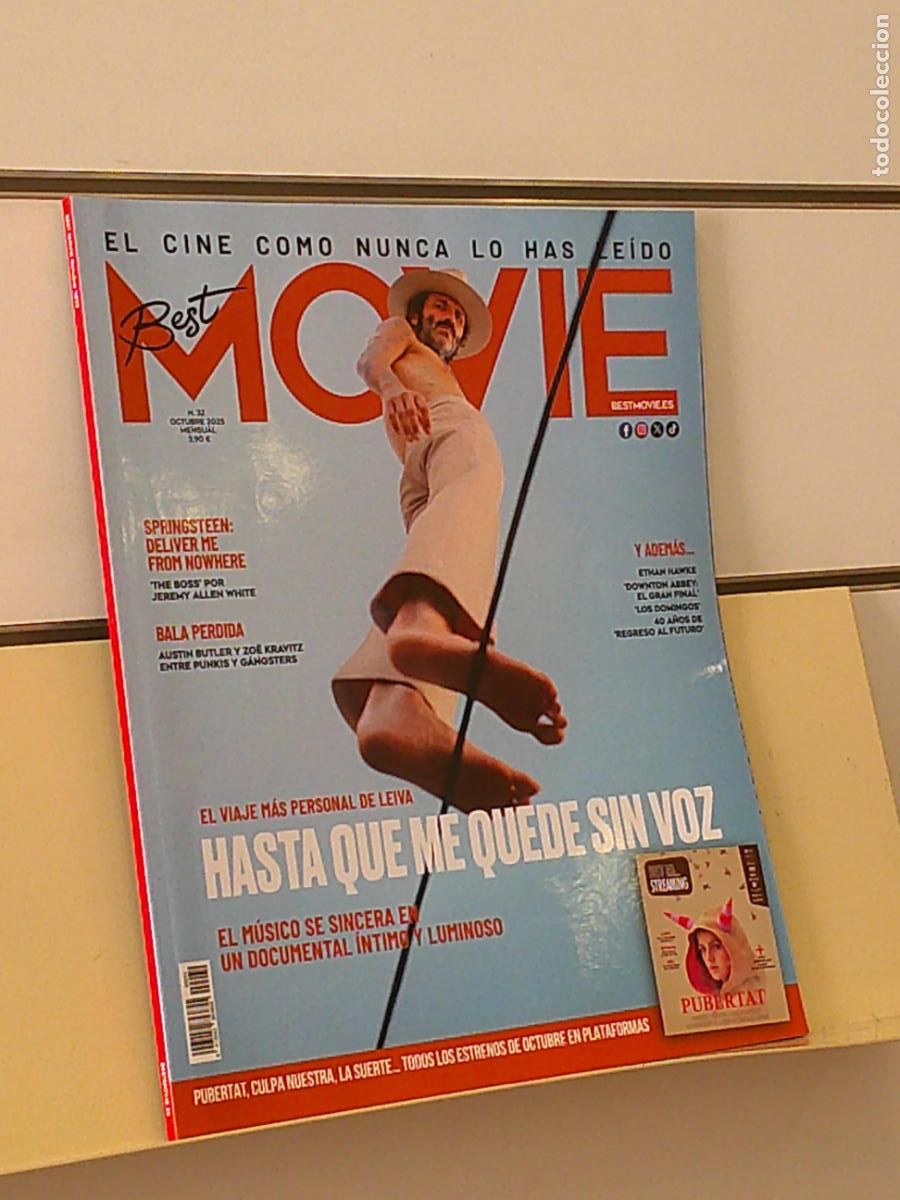 Cine: REVISTA BEST MOVIE N&ordm; 32 OCTUBRE 2025 LEIVA HASTA QUE ME QUEDE SIN VOZ
