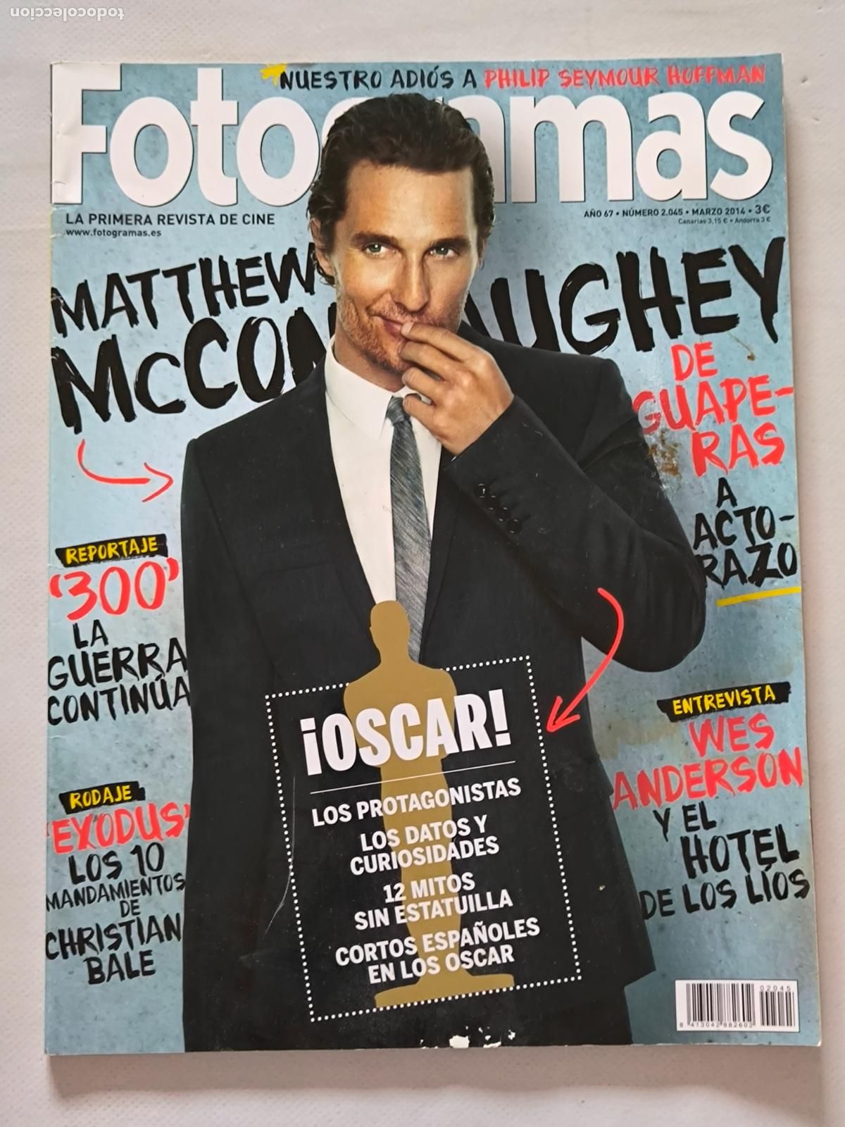Cine: FOTOGRAMAS N&ordm; 2045 - A&Ntilde;O 67 - MARZO 2014 - MATTHEW MCCONAUGHEY (HL)
