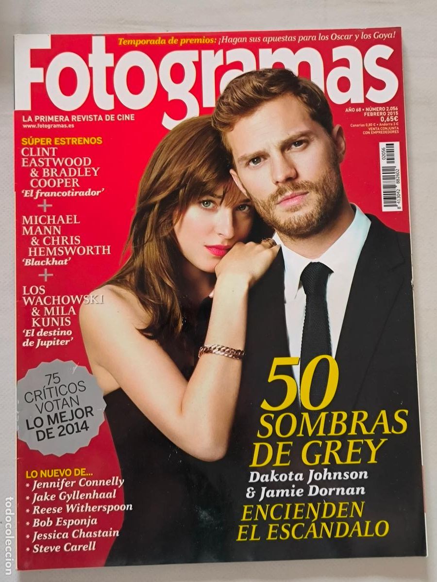 Cine: FOTOGRAMAS N&ordm; 2056 - A&Ntilde;O 68 - FEBRERO 2015 - 50 SOMBRAS DE GREY / MILA KUNIS / EL FRANCOTIRADOR (HL)