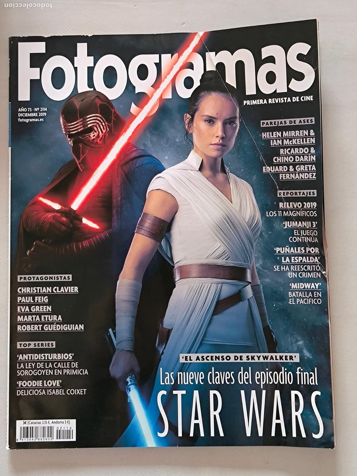 Cine: FOTOGRAMAS N&ordm; 2114 - A&Ntilde;O 73 - DICIEMBRE 2019 - STARS WARS EL ASCENSO DE SKYKWALKER (247)